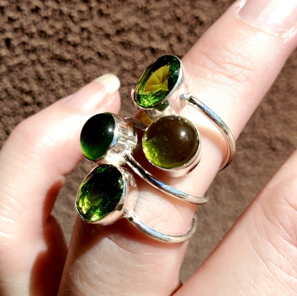 New Peridot Silver Ring. - Picture 8 of 8